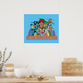 De nieuwe tienen Titans - we vechten samen met tro Poster (Keuken)