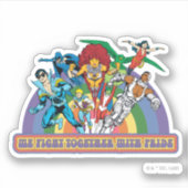 De nieuwe tienen Titans - we vechten samen met tro Sticker (Voorkant)