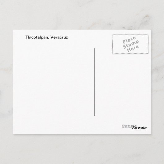 De nieuwe Tlacotalpan Briefkaart (Achterkant)
