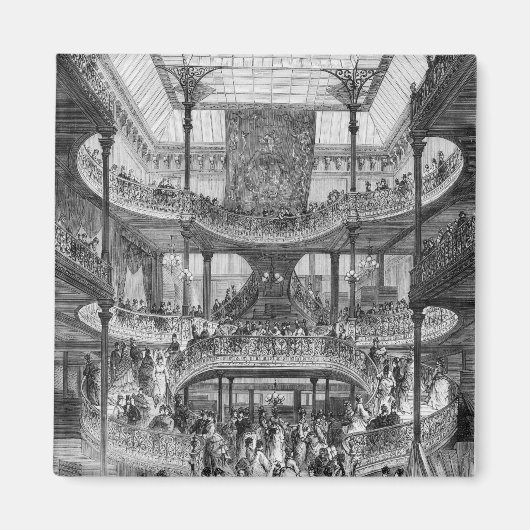 De nieuwe trap in 'Au Bon Marche' Magneet (Voorkant)