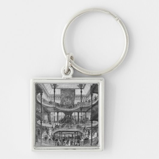 De nieuwe trap in 'Au Bon Marche' Sleutelhanger (Voorkant)