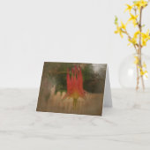 De nieuwe Tuinen Notecard van de Dag KUNNEN Akelei Kaart (Gele Bloem)