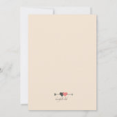 De Nieuwe Uitnodiging voor de Bruiloftsbrunch van  (Achterkant)