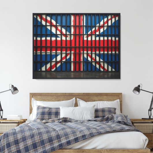 De nieuwe UK canvasprint Canvas Afdruk (Insitu (Slaapkamer))