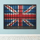 De nieuwe UK canvasprint Canvas Afdruk (Insitu (Houten vloer))