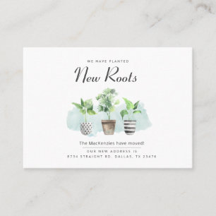 De nieuwe Verandering van de Roots van de Verplaat Visitekaartje