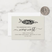 De Nieuwe Verandering van het Huis van de Bedradin Notitiekaartje (Voorkant / Achterkant in situ)