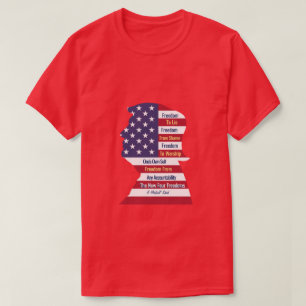 De nieuwe vier vrijheden - een MisterP-Shirt T-shirt