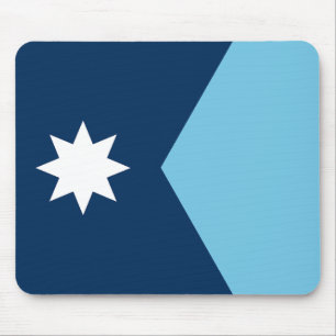 De nieuwe vlag van de staat Minnesota Muismat