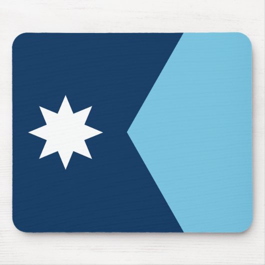 De nieuwe vlag van de staat Minnesota Muismat (Voorkant)