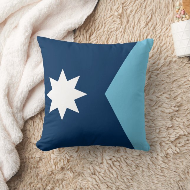 De nieuwe vlag van Minnesota State Kussen (Deken)