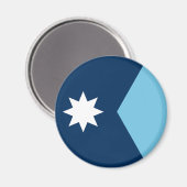 De nieuwe vlag van Minnesota State Magneet (Voorkant / Achterkant)