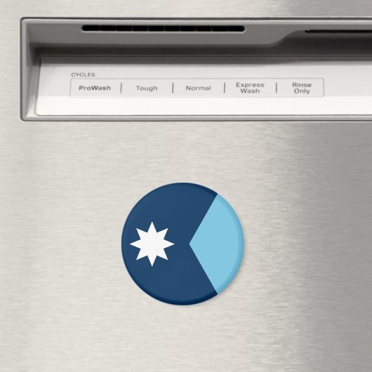 De nieuwe vlag van Minnesota State Magneet (Insitu (Vaatwasser))