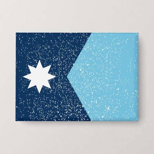 De nieuwe vlag van Minnesota State, vintage Button (Voorkant)