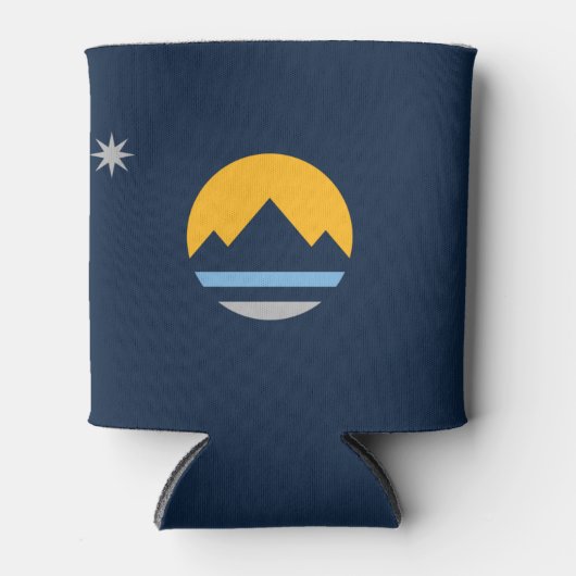 De nieuwe vlag van Reno, Nevada Blikjeskoeler (Voorkant)