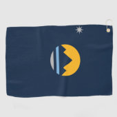 De nieuwe vlag van Reno, Nevada Golfhanddoek (Horizontaal)