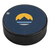 De nieuwe vlag van Reno, Nevada Hockey Puck (3/4)