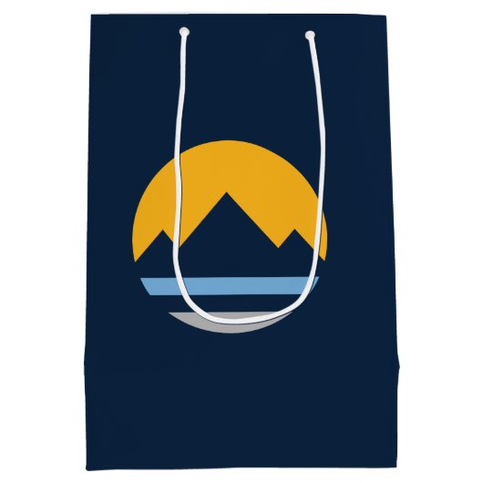 De nieuwe vlag van Reno, Nevada Medium Cadeauzakje (Achterkant)