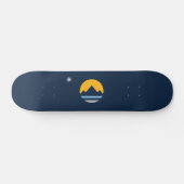 De nieuwe vlag van Reno, Nevada Persoonlijk Skateboard (Horizontaal)