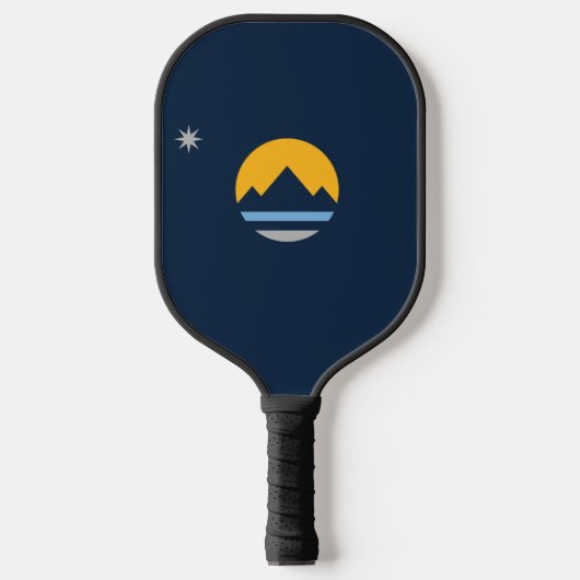 De nieuwe vlag van Reno, Nevada Pickleball Paddle (Voorkant)