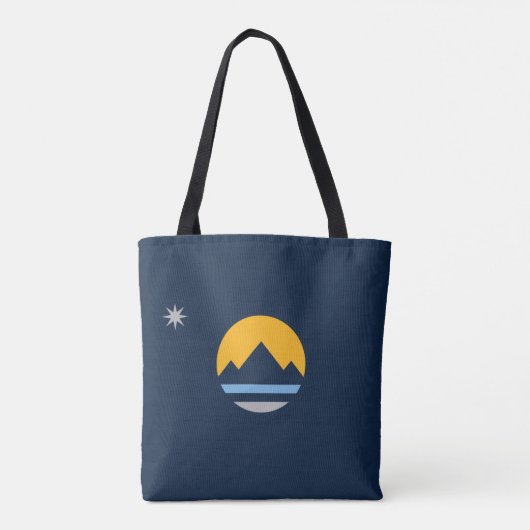 De nieuwe vlag van Reno, Nevada Tote Bag (Achterkant)