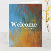 De nieuwe Waterverf van het Onthaal van de Werknem Kaart (Gele Bloem)