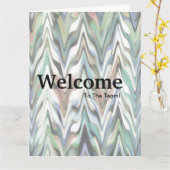 De nieuwe Waterverf van het Onthaal van de Werknem Kaart (Gele Bloem)