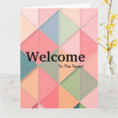 De nieuwe Waterverf van het Onthaal van de Werknem Kaart (Gele Bloem)