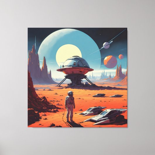 DE NIEUWE WERELD 5 CANVAS AFDRUK (Voorkant)