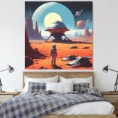 DE NIEUWE WERELD 5 CANVAS AFDRUK (Insitu (Slaapkamer))