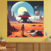 DE NIEUWE WERELD 5 CANVAS AFDRUK (Insitu (Woonkamer))