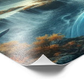 De Nieuwe Wereld Fantasy Art Foto Afdruk (Hoek)