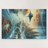 De Nieuwe Wereld Fantasy Art Legpuzzel (Horizontaal)
