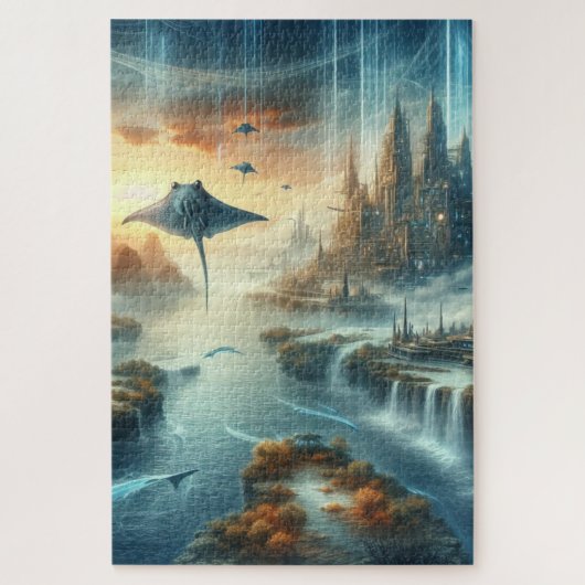 De Nieuwe Wereld Fantasy Art Legpuzzel (Verticaal)