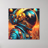 DE NIEUWE WERELD MAN CANVAS AFDRUK (Voorkant)