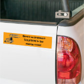 de nieuwe wielen van oma bumpersticker (Op Truck)