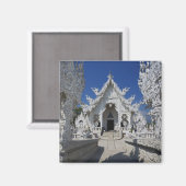 De nieuwe witte tempel van Wat Rong Khun in Magneet (Voorkant / Achterkant)