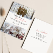 De nieuwjaarsavonturen wij hebben Bewegend Adres b Aankondiging