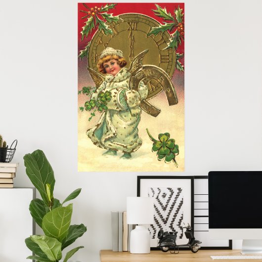 De nieuwjaarsengel poster (Thuiskantoor)