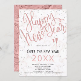 De nieuwjaarsfeest van de goudmarmer in het Roos Kaart