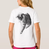 De nieuwsgierige curve t-shirt (Achterkant)