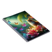 De Nieuwsgierige Kat & Haar Vlinders Notitieboek (Rechterzijde)
