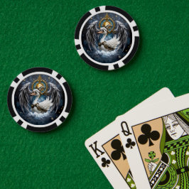 De Nieuwsgierige Klokwerkzwaan. Poker Chips