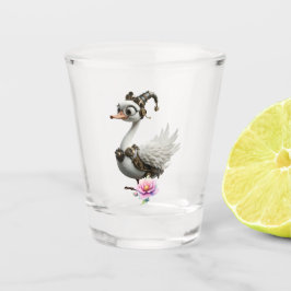 De Nieuwsgierige Klokwerkzwaan. Shot Glas