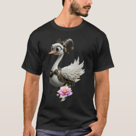 De Nieuwsgierige Klokwerkzwaan. T-shirt