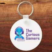 De nieuwsgierige Sleutelhanger Gamers (Voorkant)