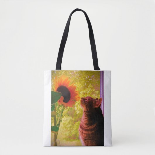 De nieuwsgierige tote bag (Voorkant)