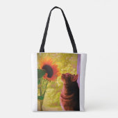 De nieuwsgierige tote bag (Achterkant)
