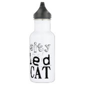 De nieuwsgierigheid doodde de Kat - Gezegde Waterfles (Rechts)