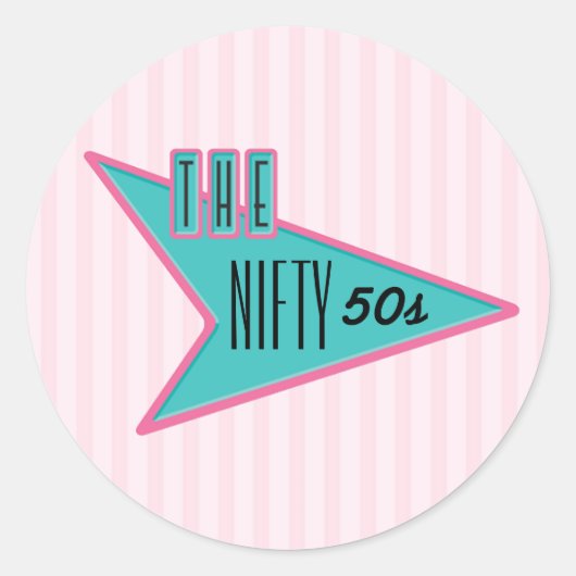 De Nifty 50s Sticker (Voorkant)